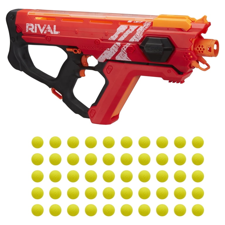 Nerf Perses MXIX-5000 Electric Rival Motorized Rounds Gun with 50