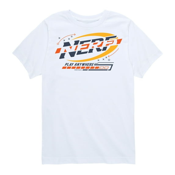 Nerf - Play Anywhere Warm Logo - Boy's Short Sleeve T-Shirt