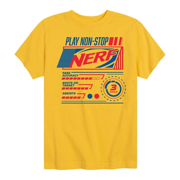 Nerf - Play Non Stop - Boy's Short Sleeve T-Shirt