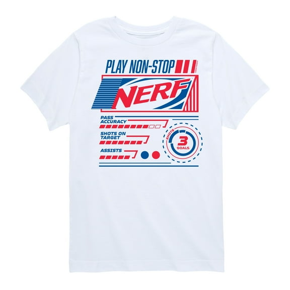 Nerf - Play Non Stop - Boy's Short Sleeve T-Shirt