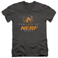 thumbnail image 1 of Nerf Powered By Nerf Nation S/S Adult V-Neck T-Shirt 30/1 T-Shirt Charcoal, 1 of 1