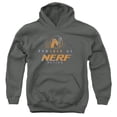 thumbnail image 1 of Nerf Powered By Nerf Nation Youth Pullover Hoodie Sweatshirt Charcoal, 1 of 1
