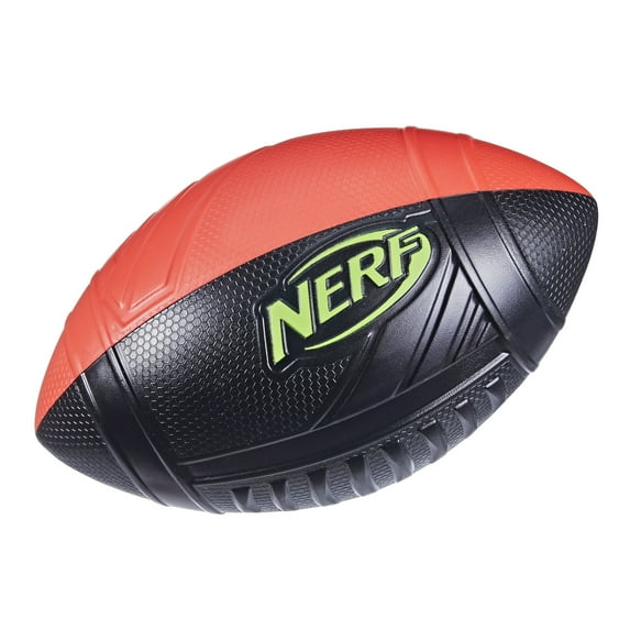 Nerf Pro Grip Classic Foam Football -- Easy to Catch and Throw -- Indoor Outdoor Play -- Red