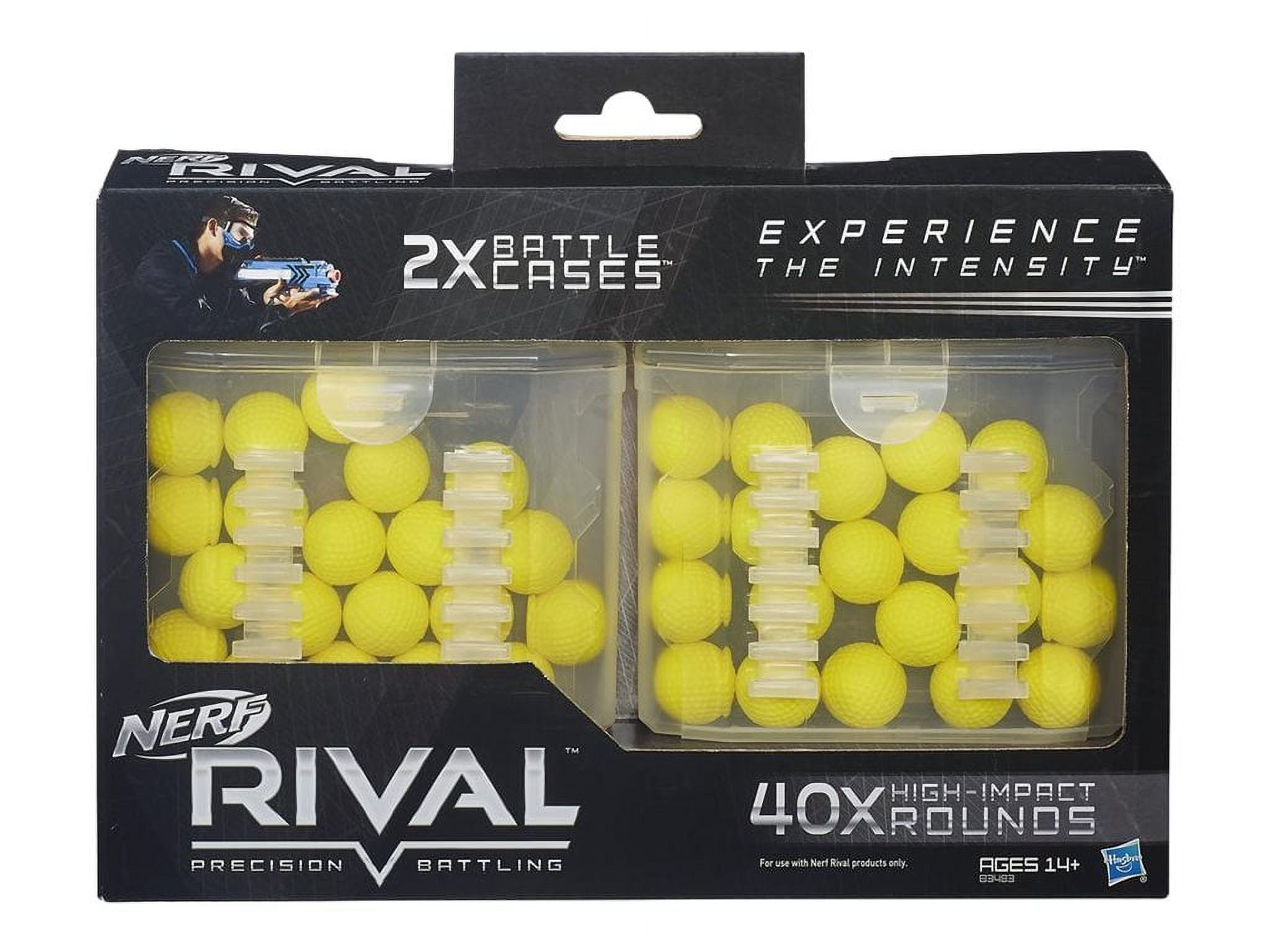 Nerf, Rival 20-Round Battle Cases, Multicolor, Includes 2 Cases ...