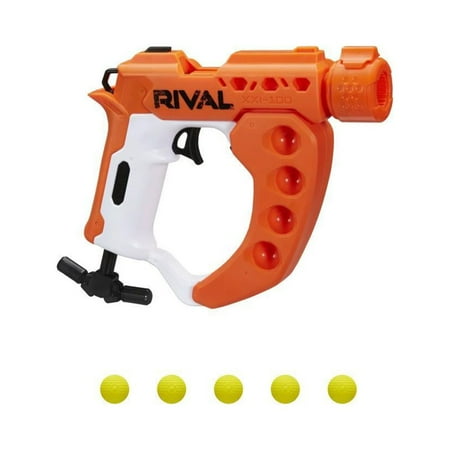 Nerf Rival Curve Shot Flex XXI-100 Toy Blaster with 5 Ball Dart Rounds for Ages 14 and Up