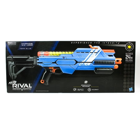 Nerf Rival Hypnos XIX-1200 for Ages 14 & Up 12 Round Capacity Blasters & Foam Play, Blue
