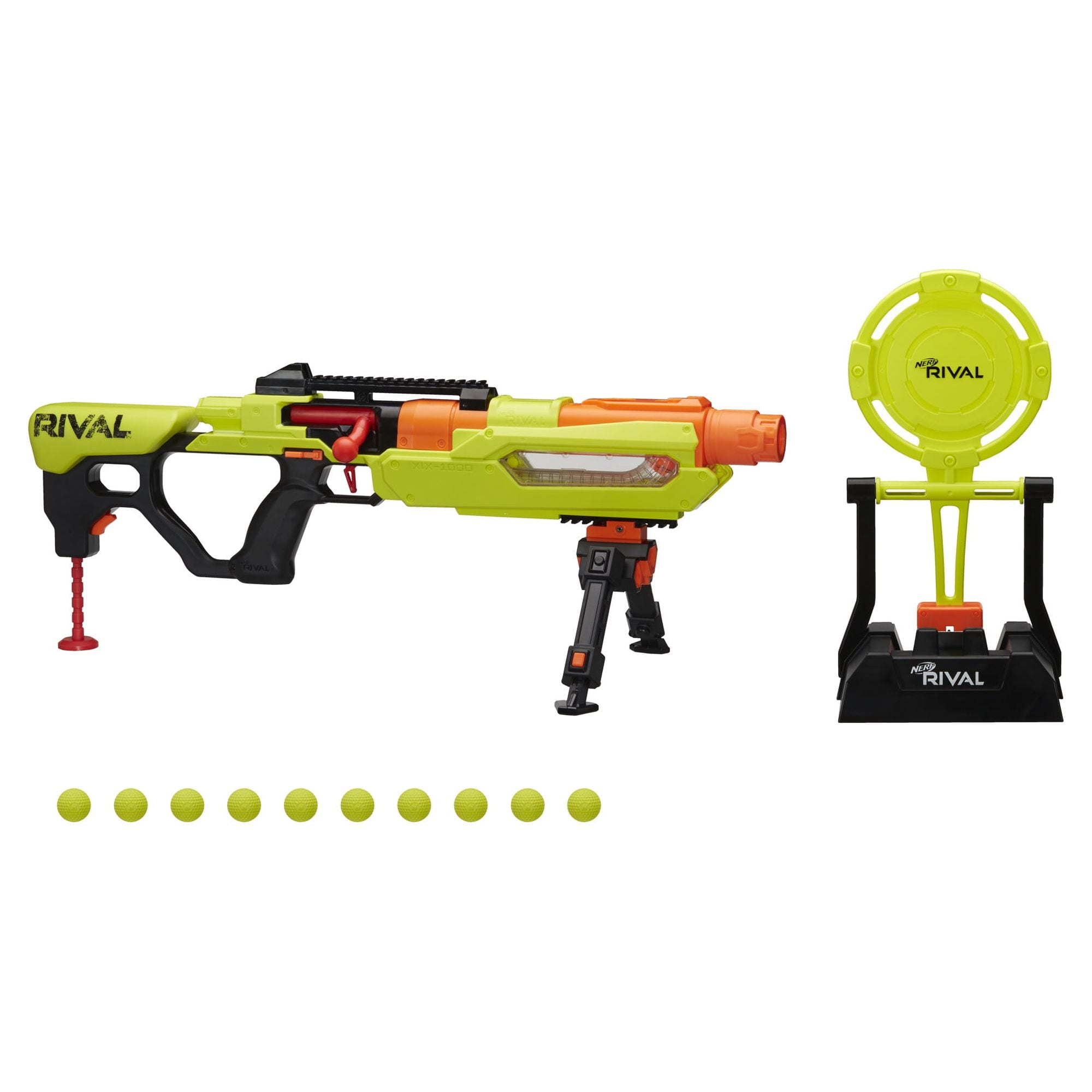 Nerf Rival Jupiter XIX-1000 Edge Series Foam Ball Blaster with 10