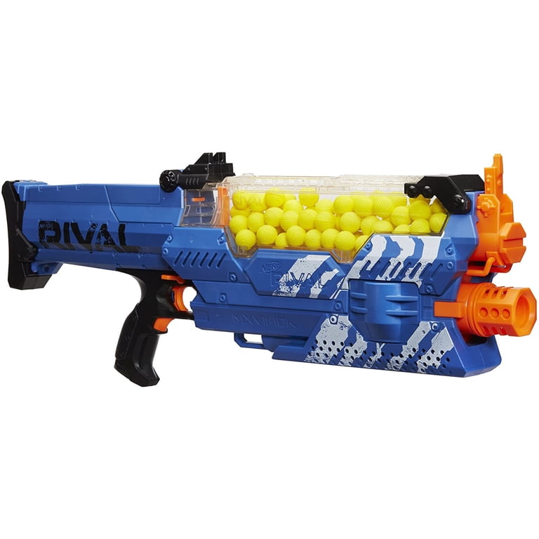 Nerf Rival Nemesis MXVII-10K Motorized Blaster, Blue, 100 FPS