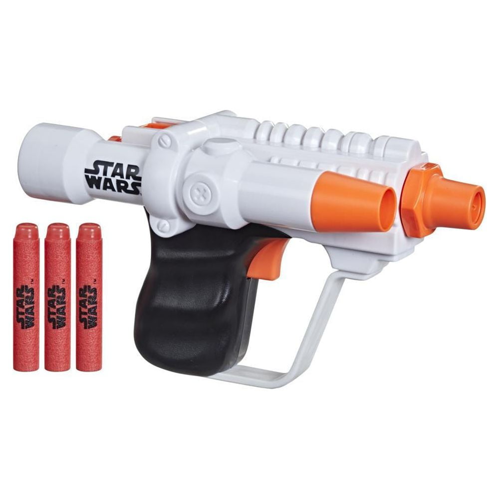 Nerf Star Wars Scout Trooper EC-17 Blaster, The Mandalorian, Reticle Scope, 3 Official Nerf Elite Darts, 2-Dart Storage