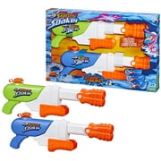 Nerf Super Soaker Hydro Frenzy Water Blaster 2 Pack, 3-In-1 Soaking Fun, Outdoor Water Toys, Only At Walmart