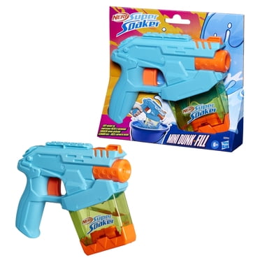 Nerf Super Soaker Mini Dunk-Fill Water Blaster, Instant Fill Tank, 3.4 Fluid Ounce Tank, Water Toys, 6+