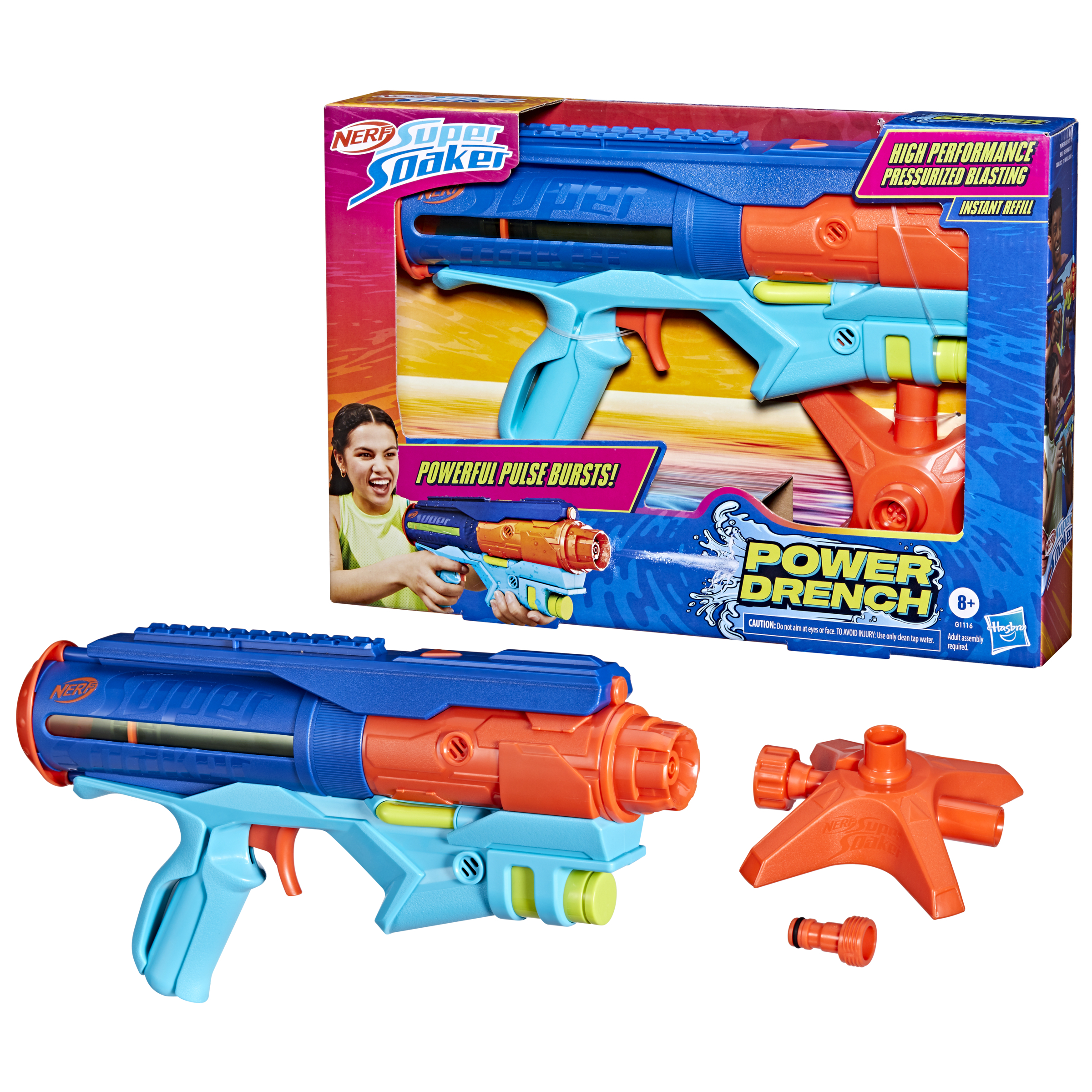 Super Soaker Power Drench Water Blaster, Water Toys, 8+ at Walmart