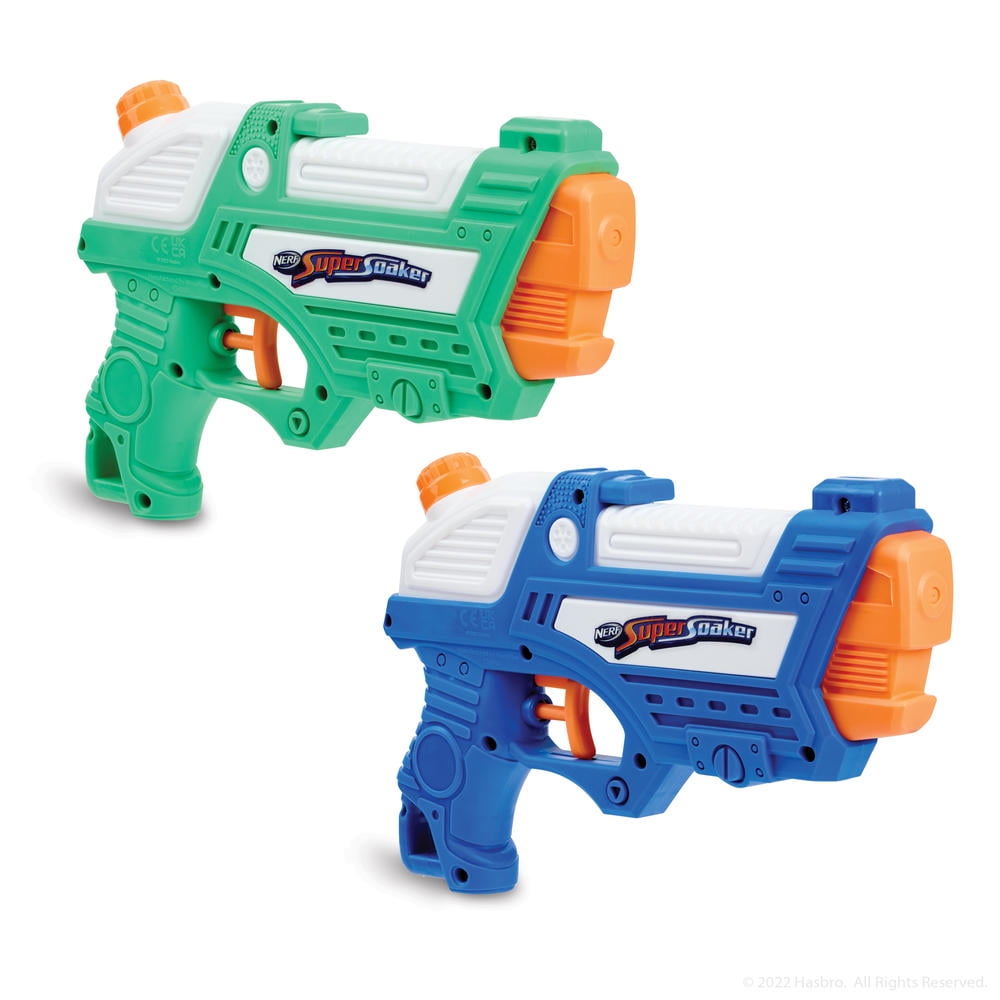 NERF SuperSoakerThunderstorm 2個タンク4個 Nerf Super Soaker Storm Shot | Fun Water Blasters for Kids