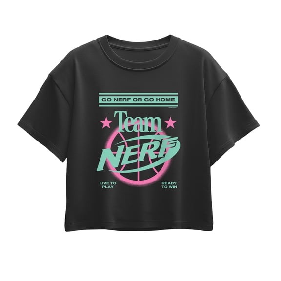 Nerf - Team Nerf - Youth Girls Boxy T-Shirt