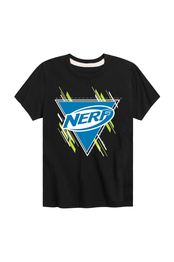 - Triangle Logo - Boy's Short Sleeve T-Shirt