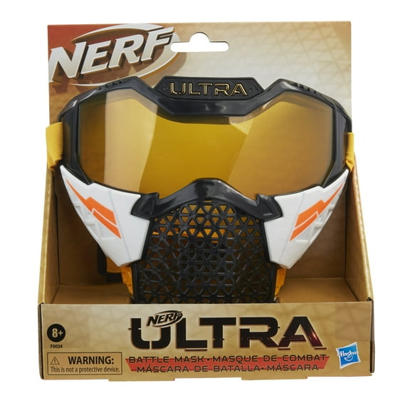 Nerf Ultra Battle Mask, Breathable Design and Adjustable Head Strap