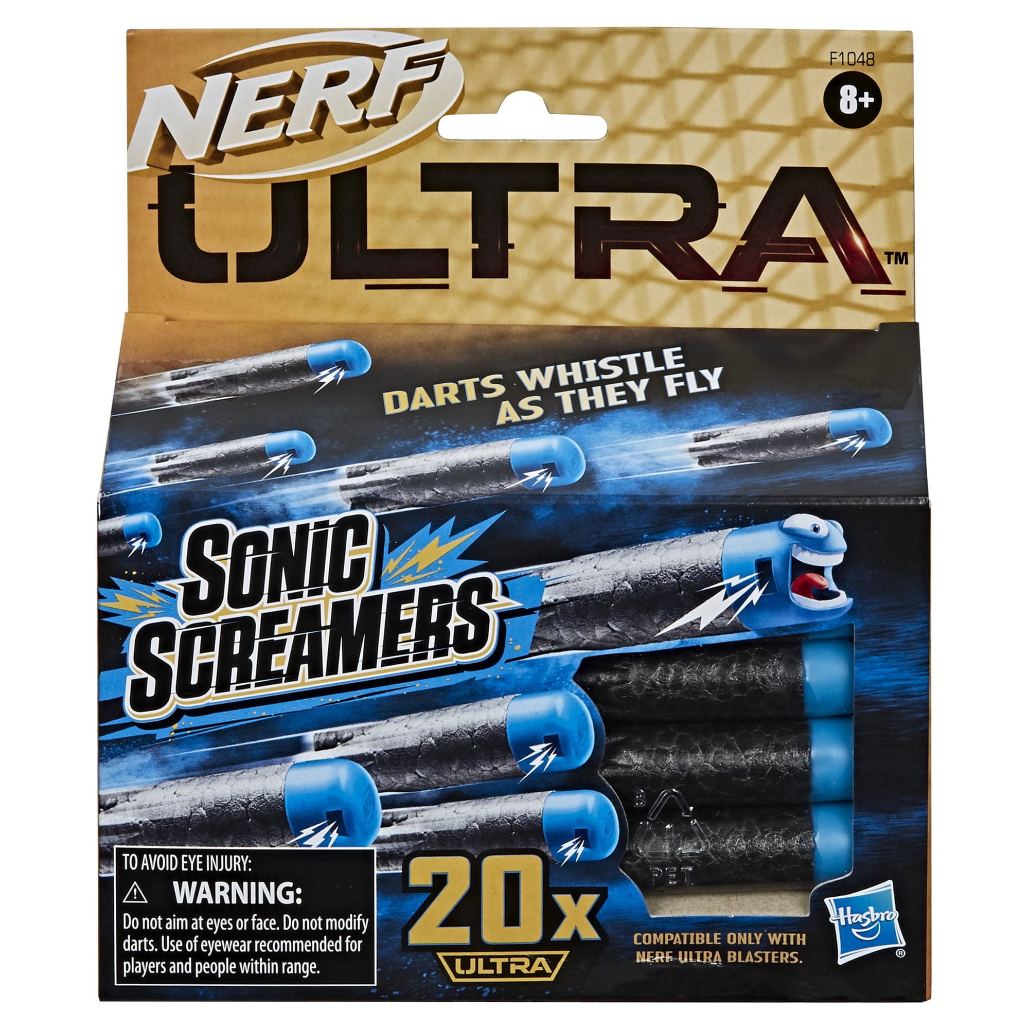 Nerf Ultra Sonic Screamers Dart Refill Pack, Whistling Darts for