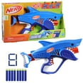 thumbnail image 1 of Nerf Wild Sharkfire, Easy Play Dart Blaster, 8 Nerf Elite Darts, Ages 6 & Up, 1 of 10
