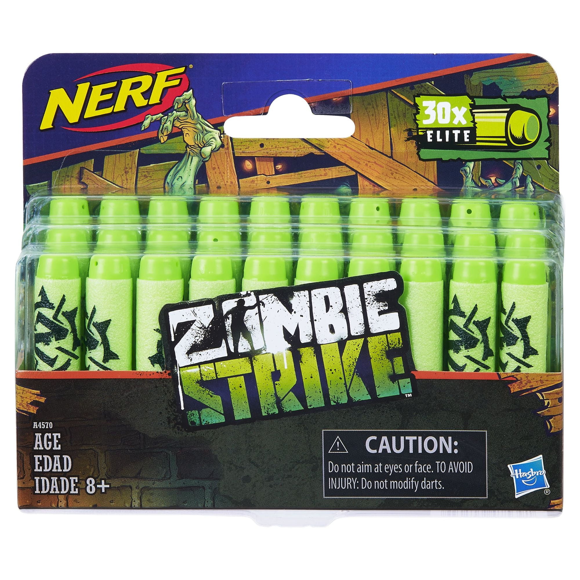 Nerf zombie strike dart refill (30 pack) - Walmart.com