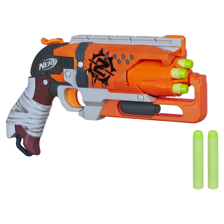 Nerf Zombie Strike Hammershot Blaster with 5 Nerf Zombie Strike Darts 