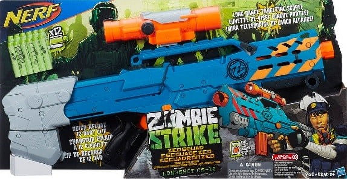Nerf Zombie Strike Longshot CS-12 Blaster 