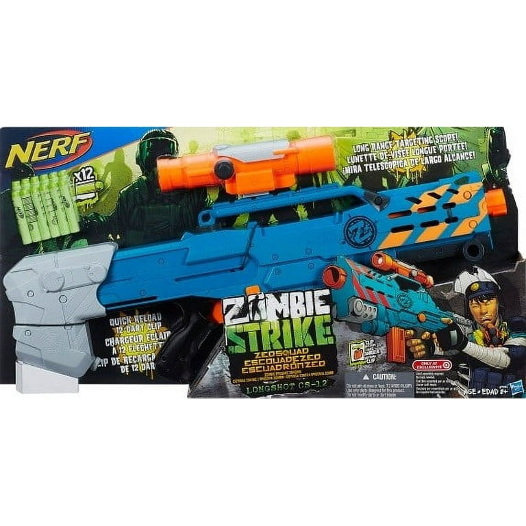 Nerf Zombie Strike Longshot CS-12 Blaster 