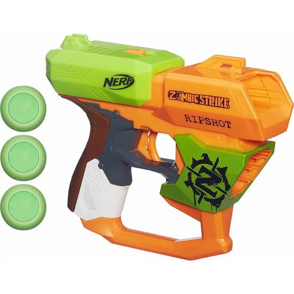 Nerf Zombie Strike Ripshot Foam Weapon Blaster for Combat Hunter Ages 8 ...