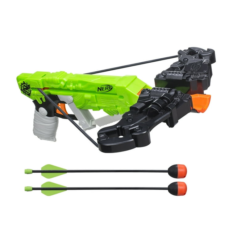Nerf Zombie Strike Wrathbolt Crossbow, Blasters & Foam Play, 2