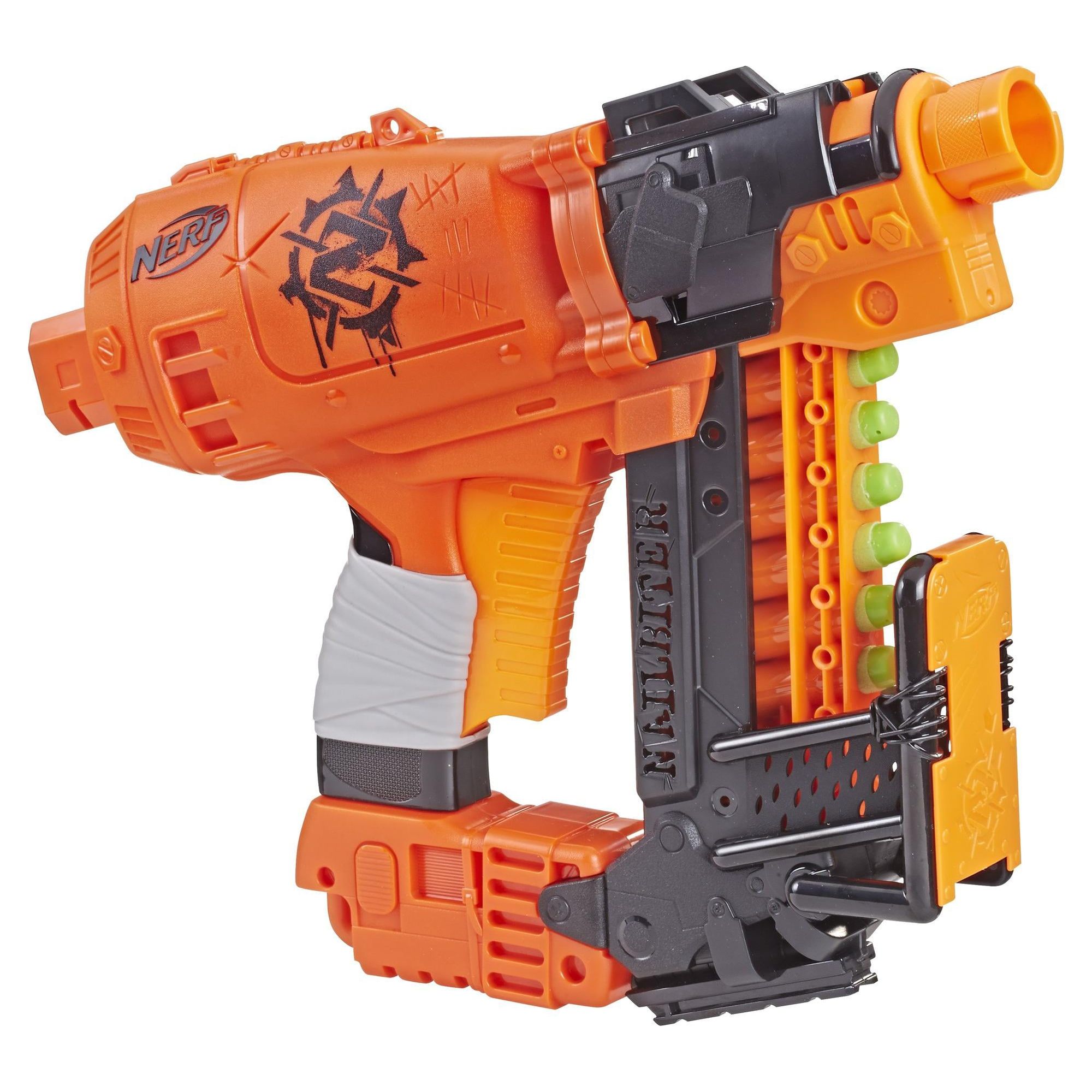 Nerf Zombie Survival Nailbiter Kids Toy Blaster with 8 Darts - image 1 of 9