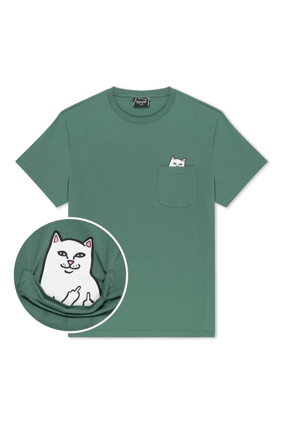Nermal Pocket Tee (Dark Olive)