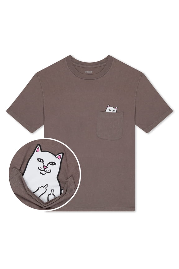 Nermal Pocket Tee (Tan Mineral Wash)