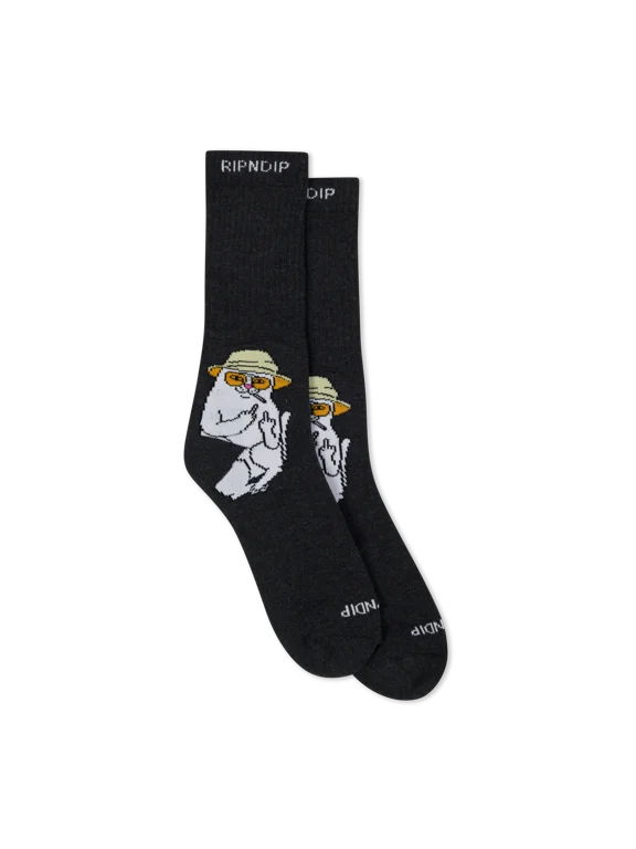 Nermal S Thompson Socks (Black Heather)