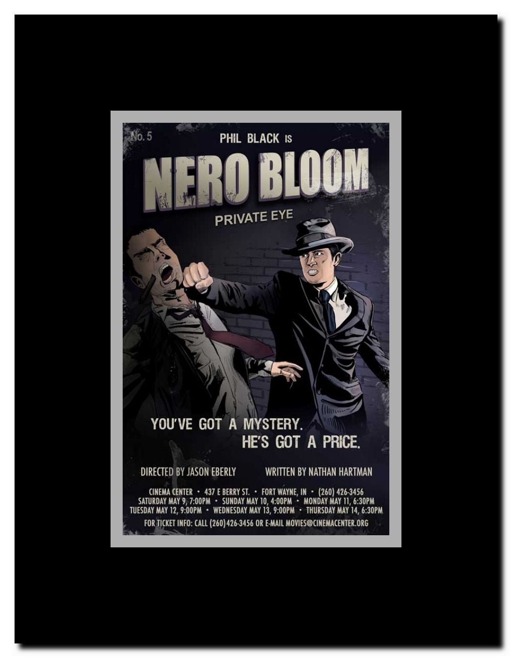 Nero Bloom: Private Eye Framed Movie Poster