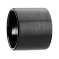 thumbnail image 1 of Nero Flat Pipe Cut Black Tungsten Carbide Ring With Brushed Finish, 1 of 2