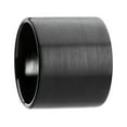 thumbnail image 1 of Nero Flat Pipe Cut Black Tungsten Carbide Ring With Brushed Finish, 1 of 2