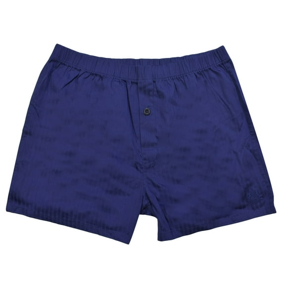 Nero Perla Navy Striped Cotton Boxer (XL)