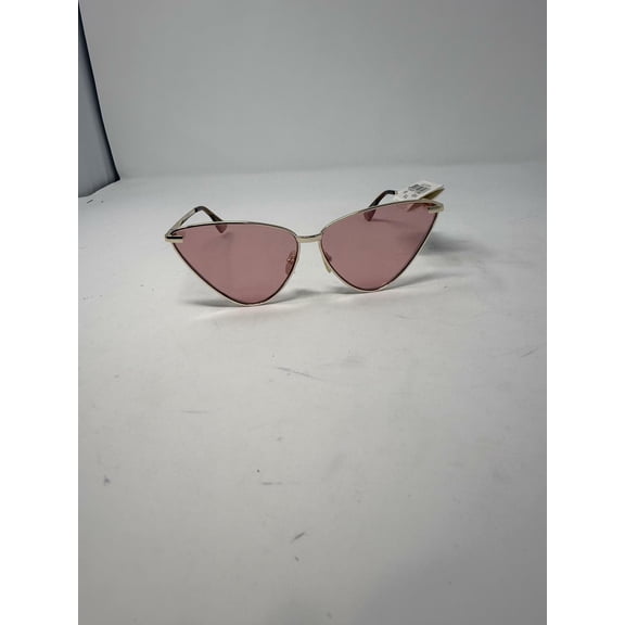 Nero Womens Gold Frame Pink Lens Cat Eye Sunglasses One Size NWT