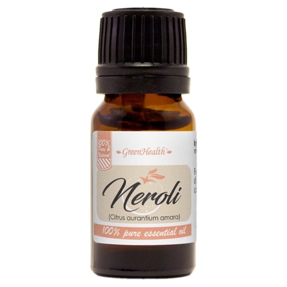 Neroli Essential Oil – 10 ml | Pure Essential Oil | Amber Glass Bottle w/ Euro Dropper | for DIY Botanical Perfumes, Cream Blends, Linen Mists & Bath Products