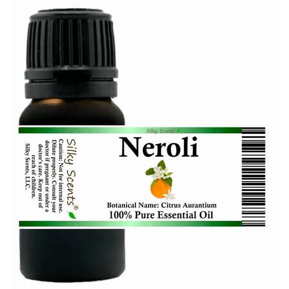 Neroli Essential Oil 1 fl oz (30 ml) - 100% Pure and Natural by Silky Scents