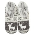 thumbnail image 1 of Neroli and shae butter infused faux fur slipper- gray, 1 of 1