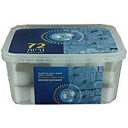 Nerot Shabbat Candles - Votive Candles - 72 Candles