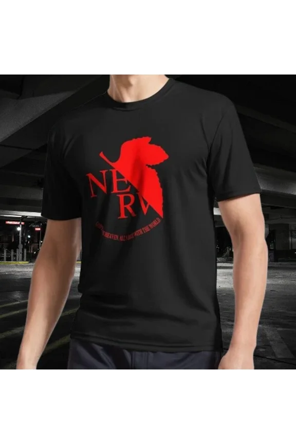Nerv Logo Merchandise T-Shirt Active Funny Size Mode American T-shirt