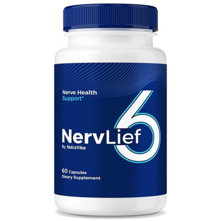 NervLief 6 – Advanced NervLief6 Formula with a Natural Blend to Help Support Nerve Health, Comfort & Everyday Mobility | Just Take 2 Easy-to-Swallow Pills Daily (60 Capsules)