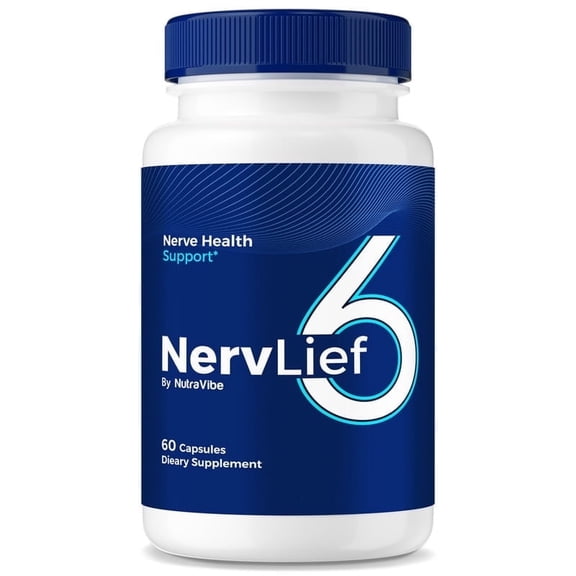 NervLief 6  Advanced NervLief6 Formula with a Natural Blend to Help Support Nerve Health, Comfort & Everyday Mobility | Just Take 2 Easy-to-Swallow Pills Daily (60 Capsules)