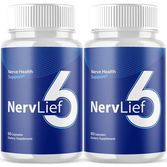 NervLief6 Advanced Nerve Health Support Pills Natural Vitamin Supplement Nerv Lief 6 120 Capsules