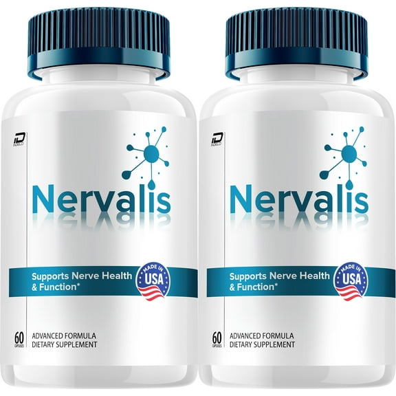 Nervalis Capsules Nervalis Natural Ingredients Glycogen Support, 2 Pack, 120 Capsules