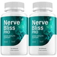 thumbnail image 1 of Nerve Bliss Pro Capsules – NerveBliss Pro All Natural Glycogen Support, 2 Pack, 120 Capsules, 1 of 7