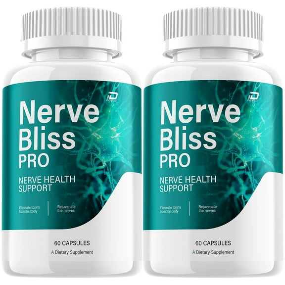 Nerve Bliss Pro Capsules – NerveBliss Pro All Natural Glycogen Support, 2 Pack, 120 Capsules