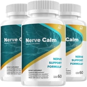 Nerve Calm Capsules   NerveCalm All Natural Glycogen Support, 3 Pack, 180 Capsules