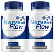 Nerve Flow Capsules   NerveFlow All Natural Glycogen Support, 2 Pack, 120 Capsules